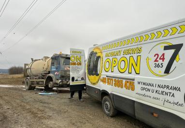 Mobilna wulkanizacja osobowe, dostawcze Tir- serwis tir naprawy - Toudii