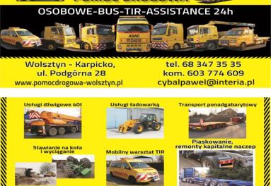 Pomoc drogowa mobilny serwis TIR - A.M-Service Paweł Cybal
